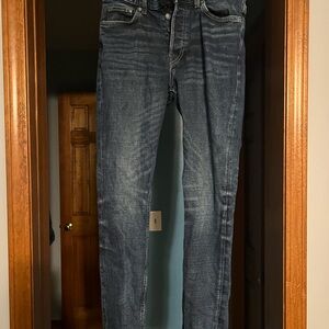 H&M Men's Dark Blue Slim Jeans